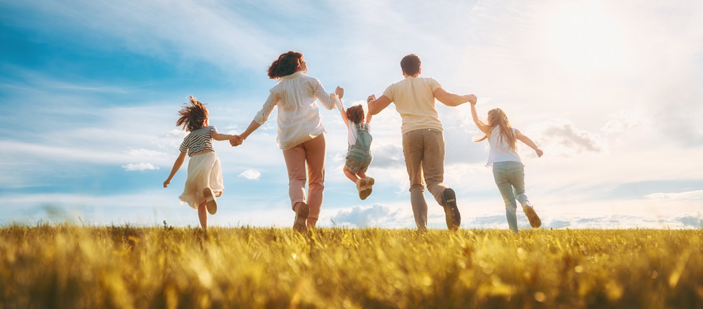 Glückliche Familie